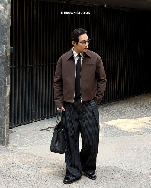 B BROWN STUDIOS Pleated Jeans